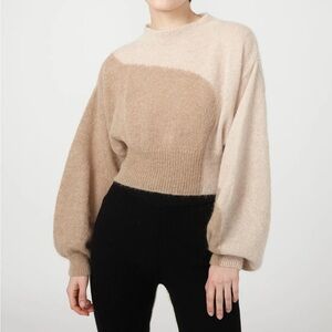 Aniela Parys crop alpaca sweater